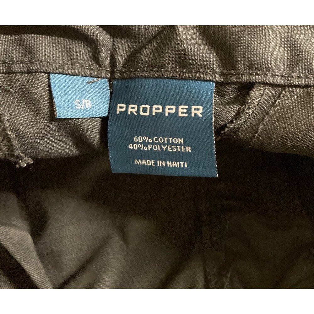 Propper Uniform Trouser Mens Black Military Work Cargo BDU Pants Size SR 30x32 - Picture 10 of 11